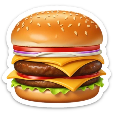 Food eating food  sticker