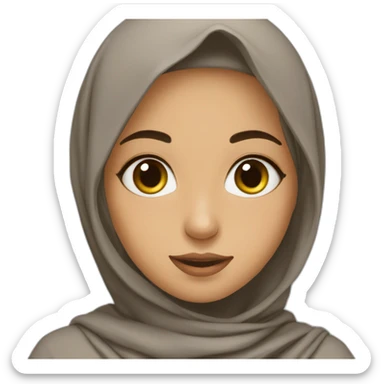 Muslim girl with quraan sticker