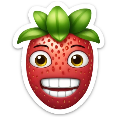 Jugo de fresa sticker