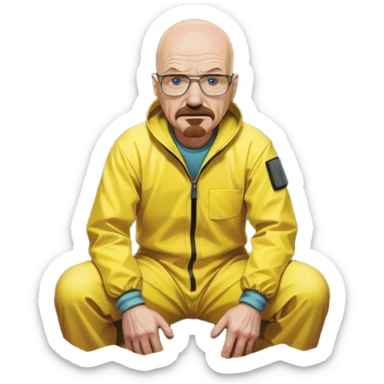 breaking bad walter white crawlspace moment sticker