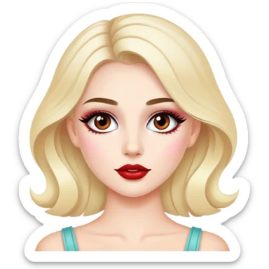 Girl coquette  sticker