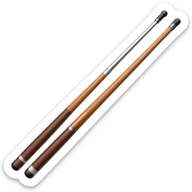 cue stick long sticker