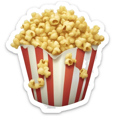 Popcorn sticker