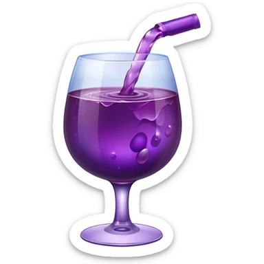 grape juice sticker