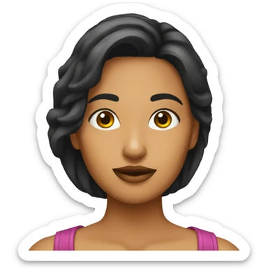 Una chola de compras sticker