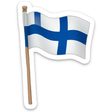 Finland-flag-rou d sticker
