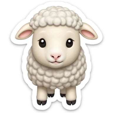 baby sheep sticker