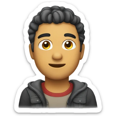 chico cansado sticker