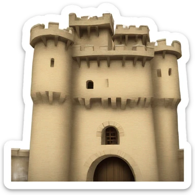 emoji castillo de dulc sticker