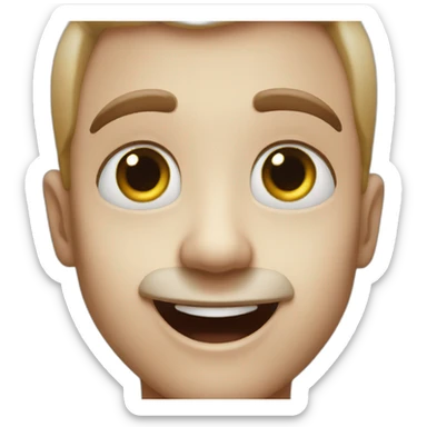 bloodshot big eyes　Smile sticker