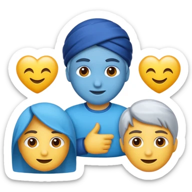 Kare mavi tik ınstagram'daki gibi böyle bir tek sticker