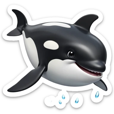cinematic-comical-orca-portrait-emoji,-head-tilted-dramatically-with-an-exaggeratedly-shocked-expression,-featuring-a-sleek-black-and-white-body-with-wide,-comically-expressive-eyes-full-of-playful-disbelief-and-animated-flippers,-simple sticker