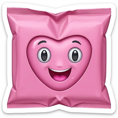 bubble gum packet sticker