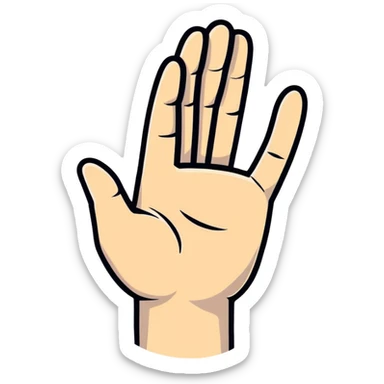 movie director hand frame gesture, film framing sticker