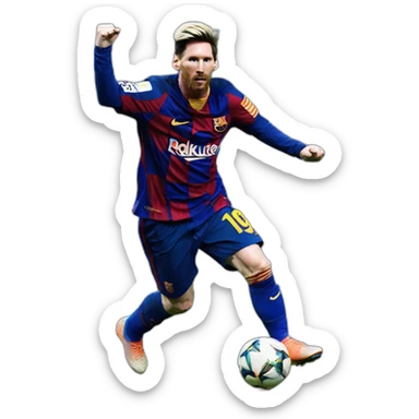 Messi dancing  sticker