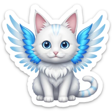 Gatto magico volante  sticker