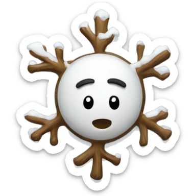 Snow sticker