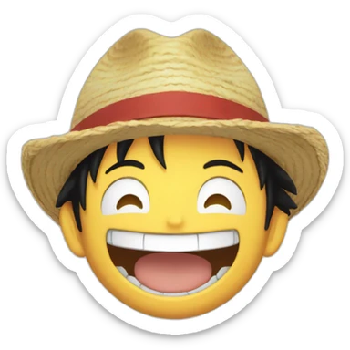 luffy-laugh sticker