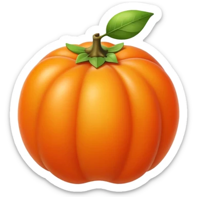 Persimmon and sunshine magic sticker