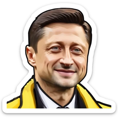 volodymyr zelensky sticker