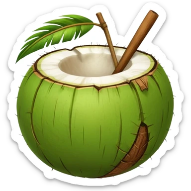 Tender Coconut sticker