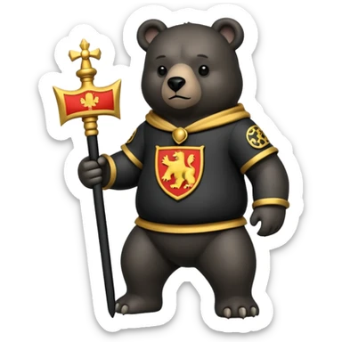 berlin city coat of arms bear sticker