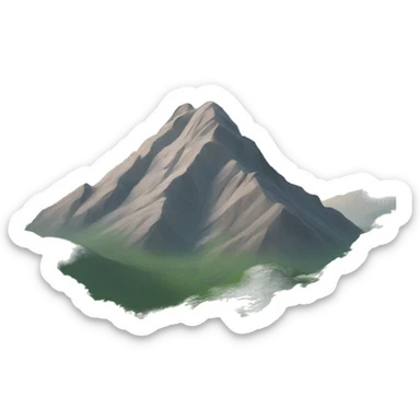 mountain sticker