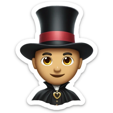 a magician that has a cape that says ''Dior'' sticker