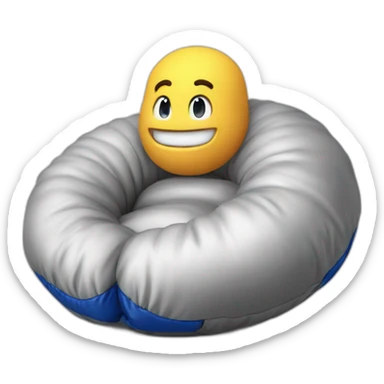 The deflating Michelin mascot sticker