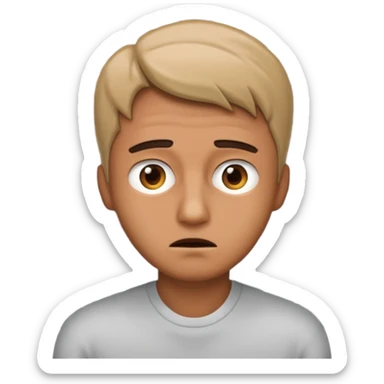 Male hiding behind blinds cuck sticker