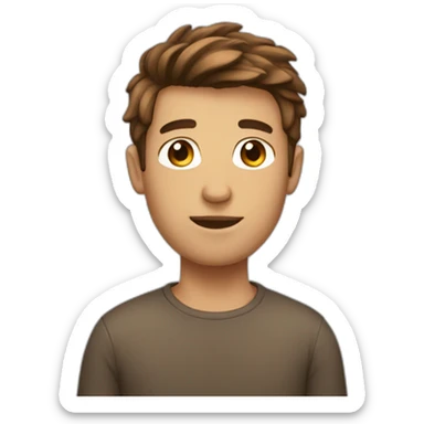 dude with brown short-ish hair thats transmasc sticker