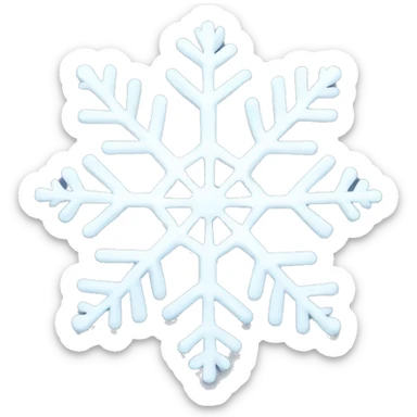 Cute Snowflake  sticker