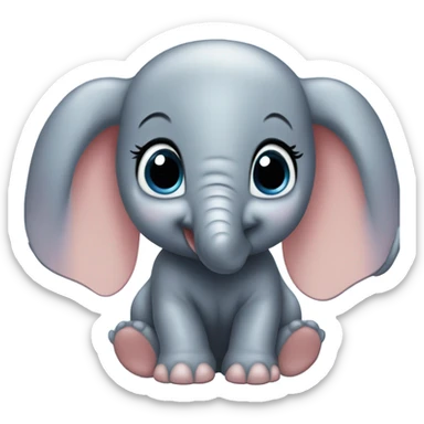 Baby dumbo  sticker