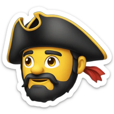 Pirat in marketing Agency sticker