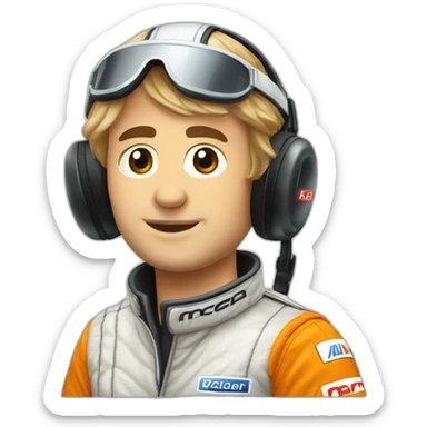 McLaren F1 driver  sticker