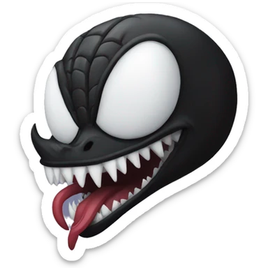 Venom with a beanie  sticker