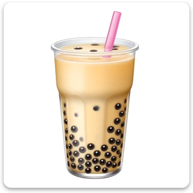 Bubble tea sticker