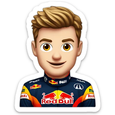 Redbull F1 Max Verstappen sticker