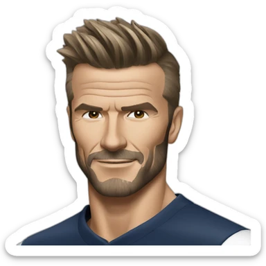 David beckham sticker