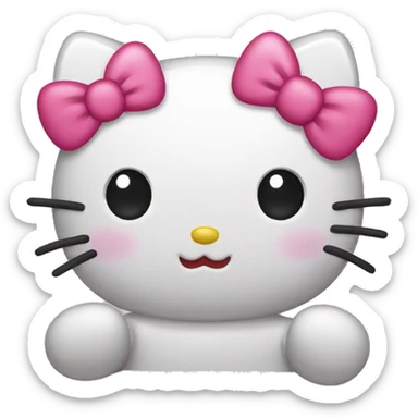 cute hello kitty emoji sticker