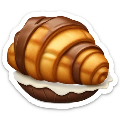 Croissant chocolat  sticker