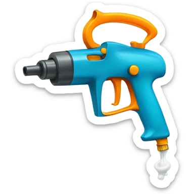 Spray paint gun sticker