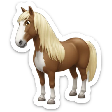 Cheval et poulain sticker