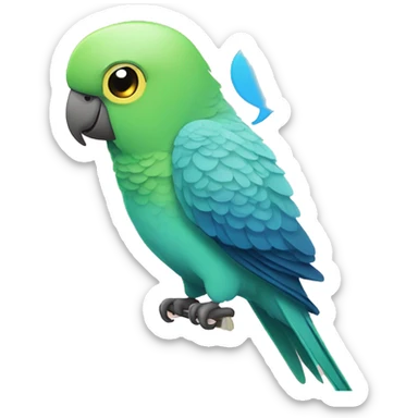 parakeet speech bubble  sticker