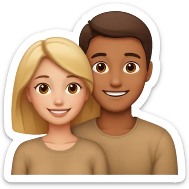 intimate moment between lovers sticker