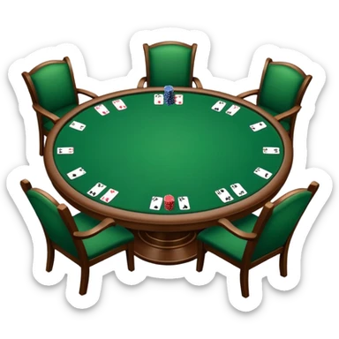 poker table sticker