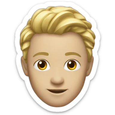 Jul d’or et platine sticker