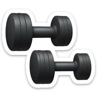Dumbbell emoji sticker