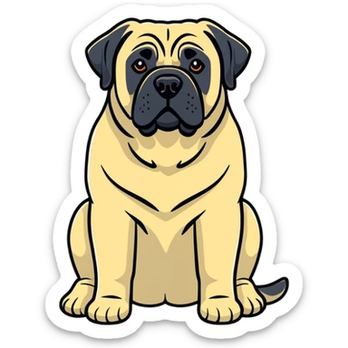 English Mastiff  sticker