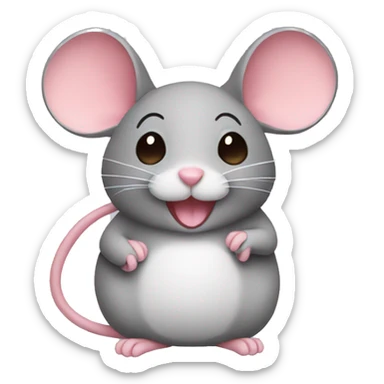 Mice in love  sticker